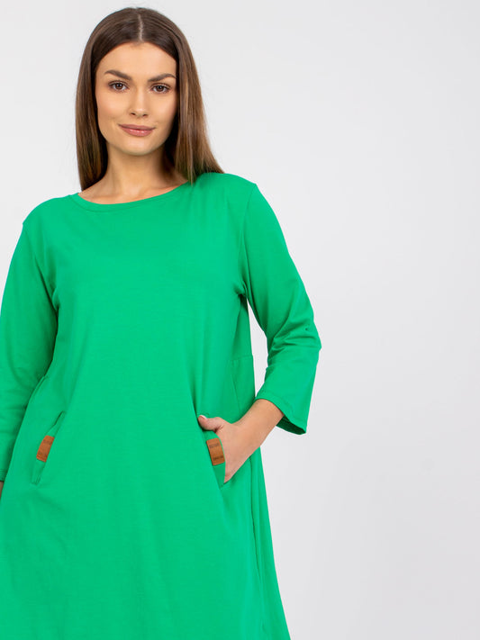 Zielona luźna sukienka