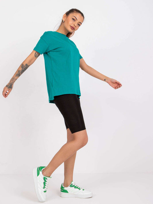 MAYFLIES Zielony t-shirt z bawełny